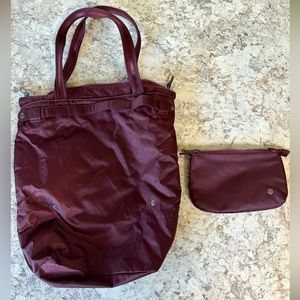 Citysafe CX Packable Anti-Theft Vertical Tote Merlot